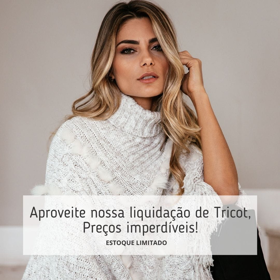 Promoção de Tricot da Donna Modelli